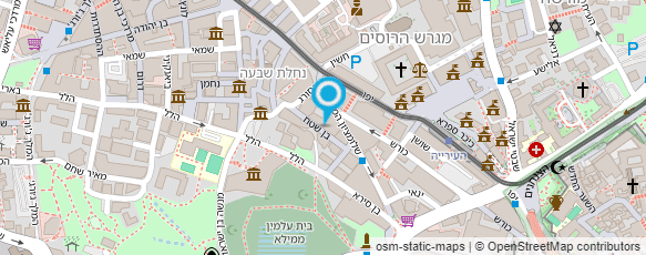 מפת הגעה אל המוסד לביטוח לאומי