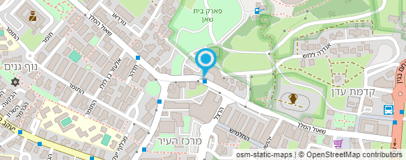 מפת הגעה אל המוסד לביטוח לאומי