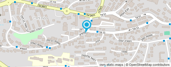 מפת הגעה אל המוסד לביטוח לאומי