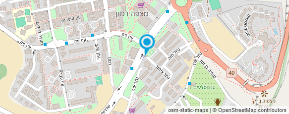 מפת הגעה אל המוסד לביטוח לאומי