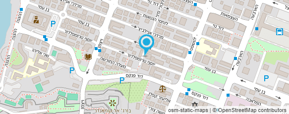 מפת הגעה אל המוסד לביטוח לאומי