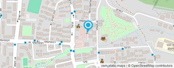 מפת הגעה אל המוסד לביטוח לאומי