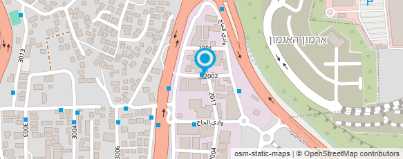 מפת הגעה אל המוסד לביטוח לאומי