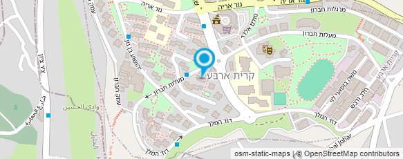 מפת הגעה אל המוסד לביטוח לאומי