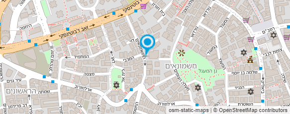 מפת הגעה אל המוסד לביטוח לאומי