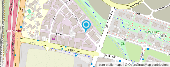 מפת הגעה אל המוסד לביטוח לאומי