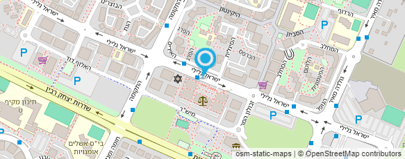 מפת הגעה אל המוסד לביטוח לאומי