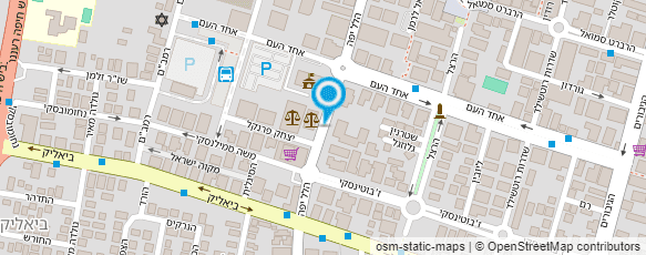 מפת הגעה אל בית משפט לתעבורה