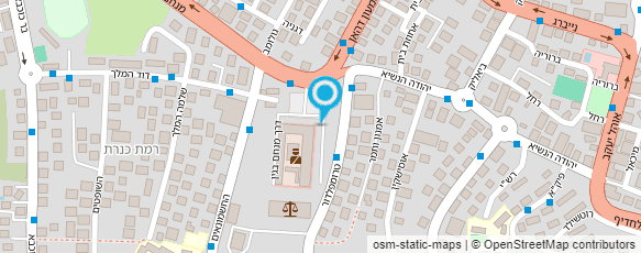 מפת הגעה אל בית משפט לתעבורה