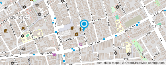 מפת הגעה אל בית משפט לתעבורה