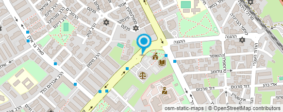 מפת הגעה אל בית משפט לתעבורה