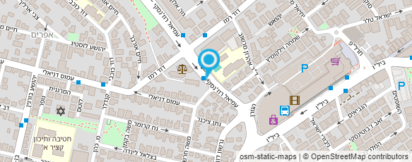 מפת הגעה אל בית משפט מקומי