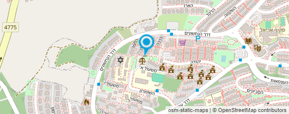 מפת הגעה אל בית משפט מקומי