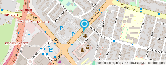 מפת הגעה אל בית משפט מקומי