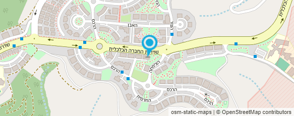 מפת הגעה אל בית משפט לעניינים מקומיים מעלה אדומים