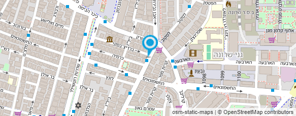 מפת הגעה אל תומר בן כנען