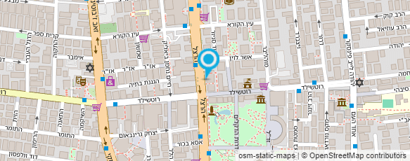 מפת הגעה אל אלינור - מתנות ותכשיטי כסף