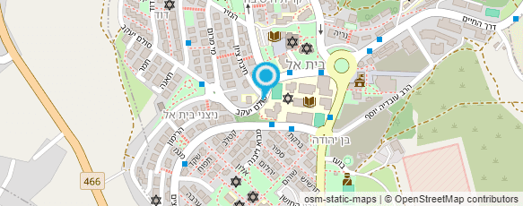 מפת הגעה אל רשות מקרקעי ישראל