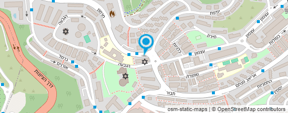 מפת הגעה אל רשות מקרקעי ישראל