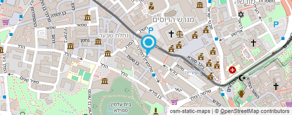 מפת הגעה אל משרד הפנים - מנהל אוכלוסין