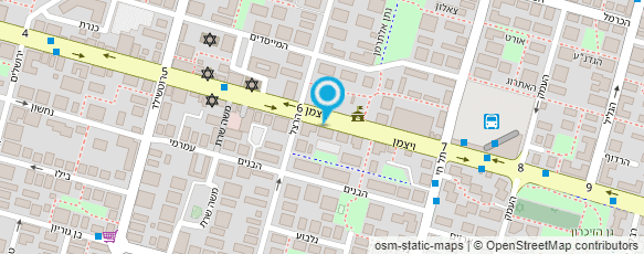 מפת הגעה אל משרד הפנים - מנהל אוכלוסין