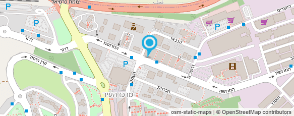 מפת הגעה אל משרד הפנים - מנהל אוכלוסין