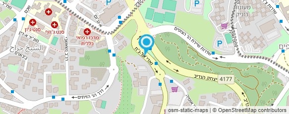 מפת הגעה אל משרד הפנים - מנהל אוכלוסין