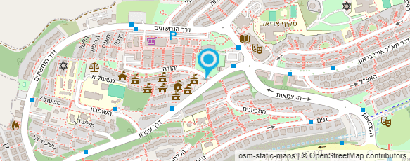 מפת הגעה אל משרד הרישוי