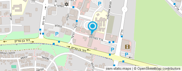 מפת הגעה אל משרד הרישוי