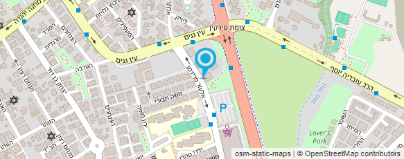 מפת הגעה אל משרד הרישוי