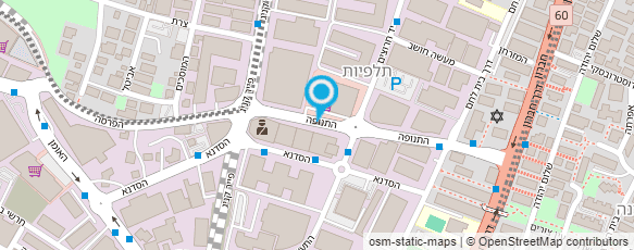 מפת הגעה אל משרד הרישוי