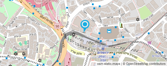 מפת הגעה אל רשות המיסים-מס הכנסה