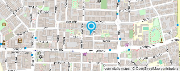 מפת הגעה אל שירות התעסוקה