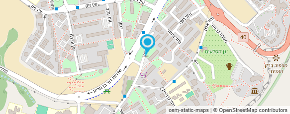 מפת הגעה אל שירות התעסוקה