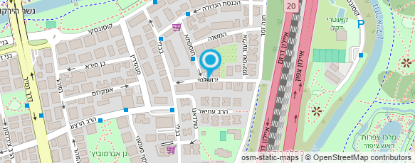 מפת הגעה אל אוריאל קורן ייעוץ לוגיסטי