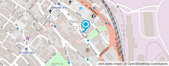 מפת הגעה אל רשות המיסים-מס הכנסה