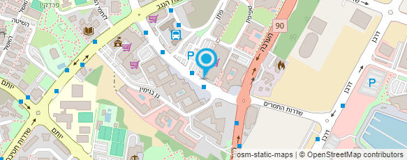 מפת הגעה אל רשות מקרקעי ישראל