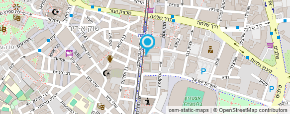 מפת הגעה אל המרכז הוטרינרי יפו