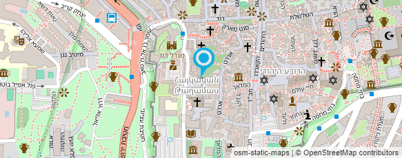 מפת הגעה אל המוזיאון הארמני