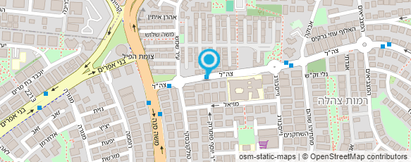 מפת הגעה אל יעל רחמנוב יועצת תזונה