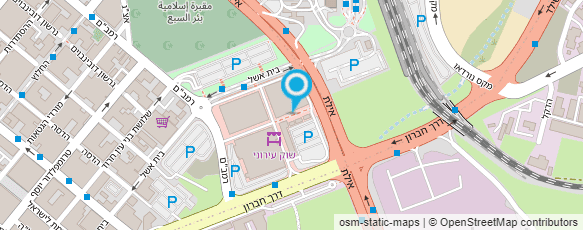 מפת הגעה אל מרכז הבשר הטוב