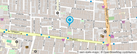 מפת הגעה אל גבריאל האינסטלטור