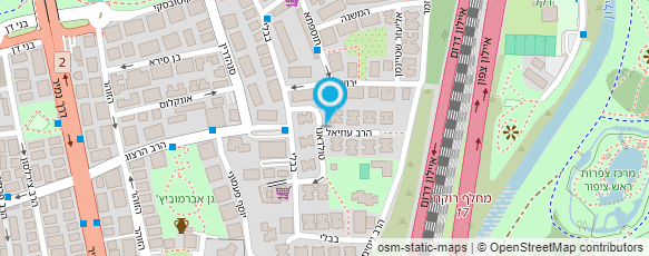 מפת הגעה אל אוהד נחום-פסיכולוג קליני