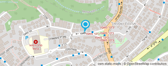 מפת הגעה אל מתפרת הכרמל