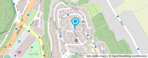 מפת הגעה אל מוניות עוזי