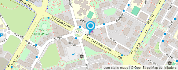 מפת הגעה אל פרופסור גבריאל חיים