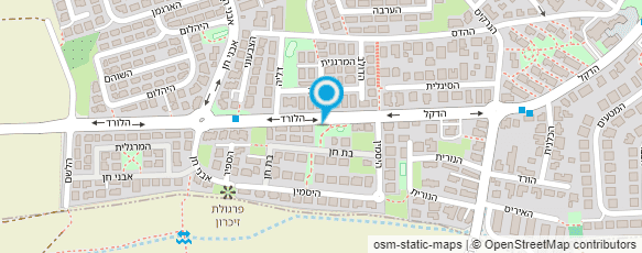 מפת הגעה אל פרחי סיגל (תל מונד)