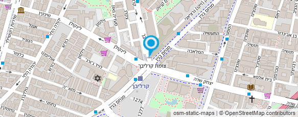 מפת הגעה אל עו"ד ינובסקי אורנה