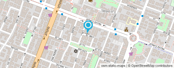 מפת הגעה אל מיכל מודריק אדריכלית