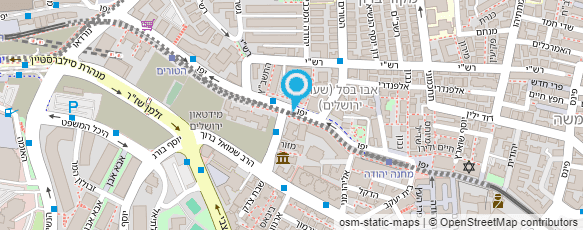 מפת הגעה אל לשכת הבריאות ירושלים